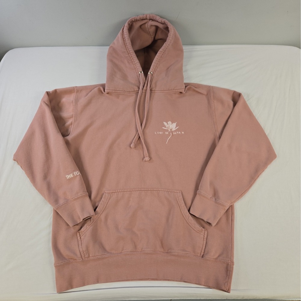 Shawn Mendes Lost In Japan The Tour Hoodie Size Large Flower Pullover Concert